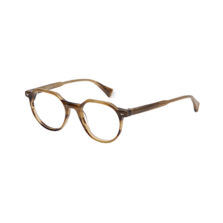 lunettes de vue pantos GIGI Studios modèle en acétate de couleur marron clair