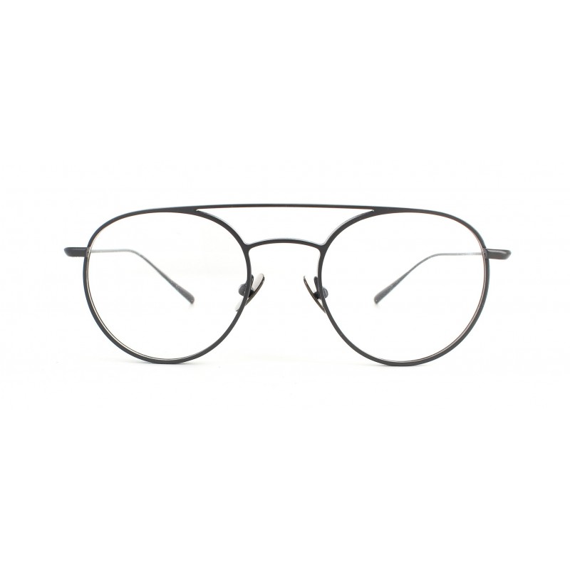 lunettes de vue Brett modèle CLINT en métal de couleur gris argent (gun)