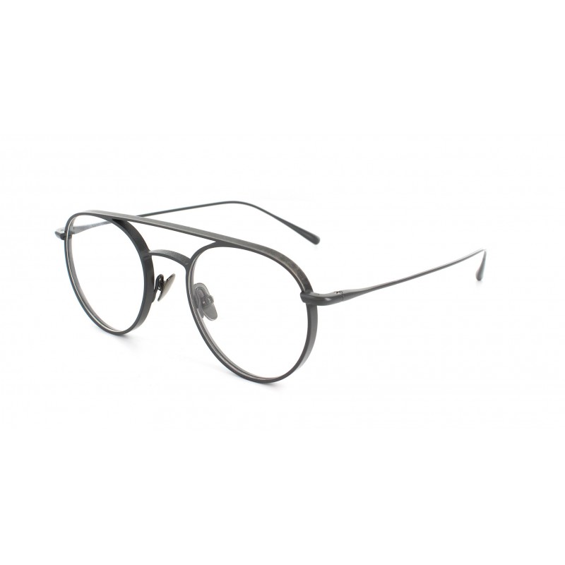 lunettes de vue Brett modèle CLINT en métal de couleur gris argent (gun)